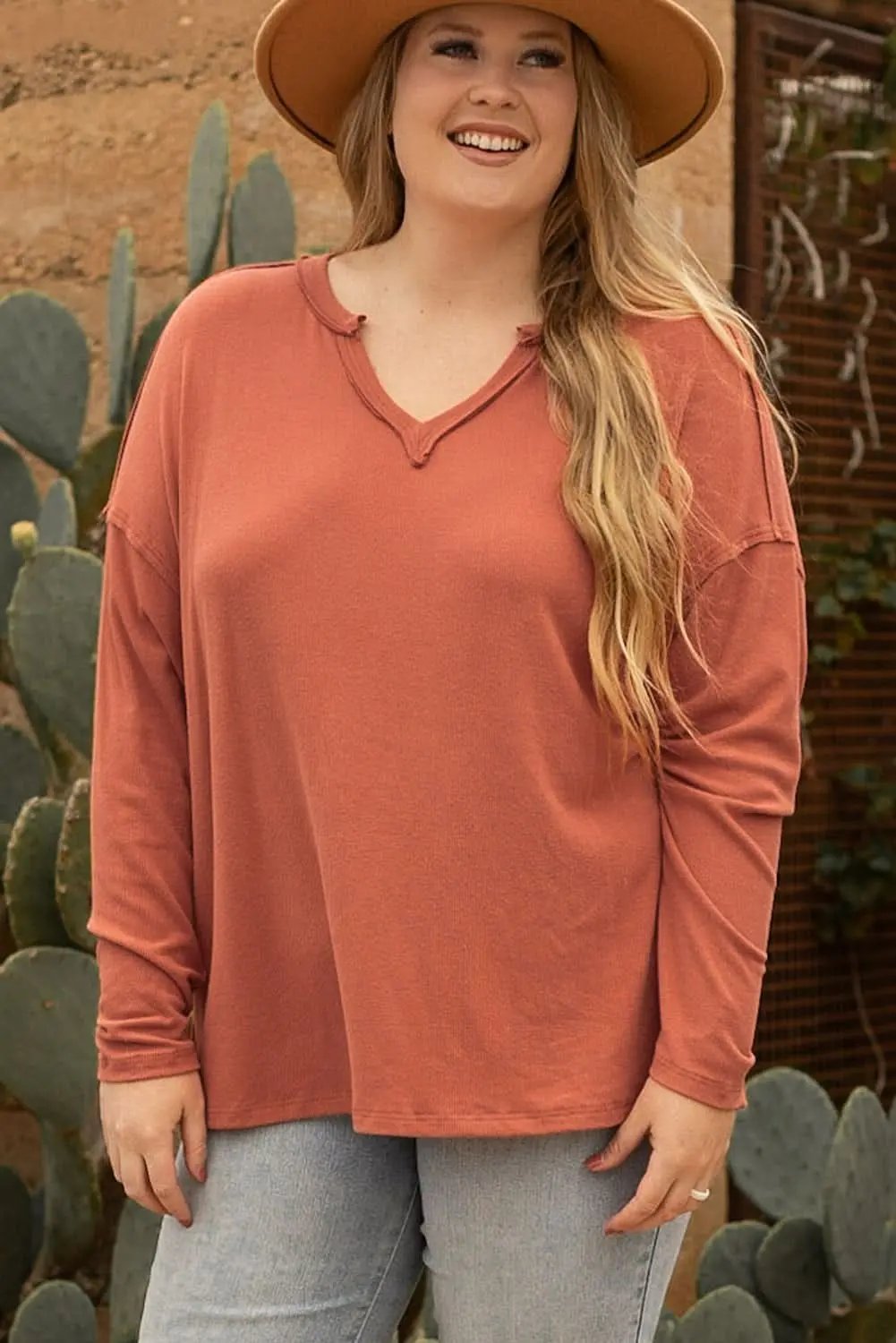 Chic plus size gold tunic top - Love Salve